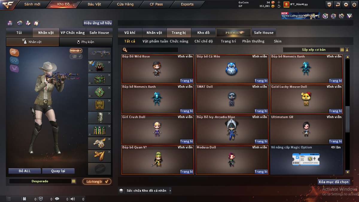 shop acc cf uy tin gia re